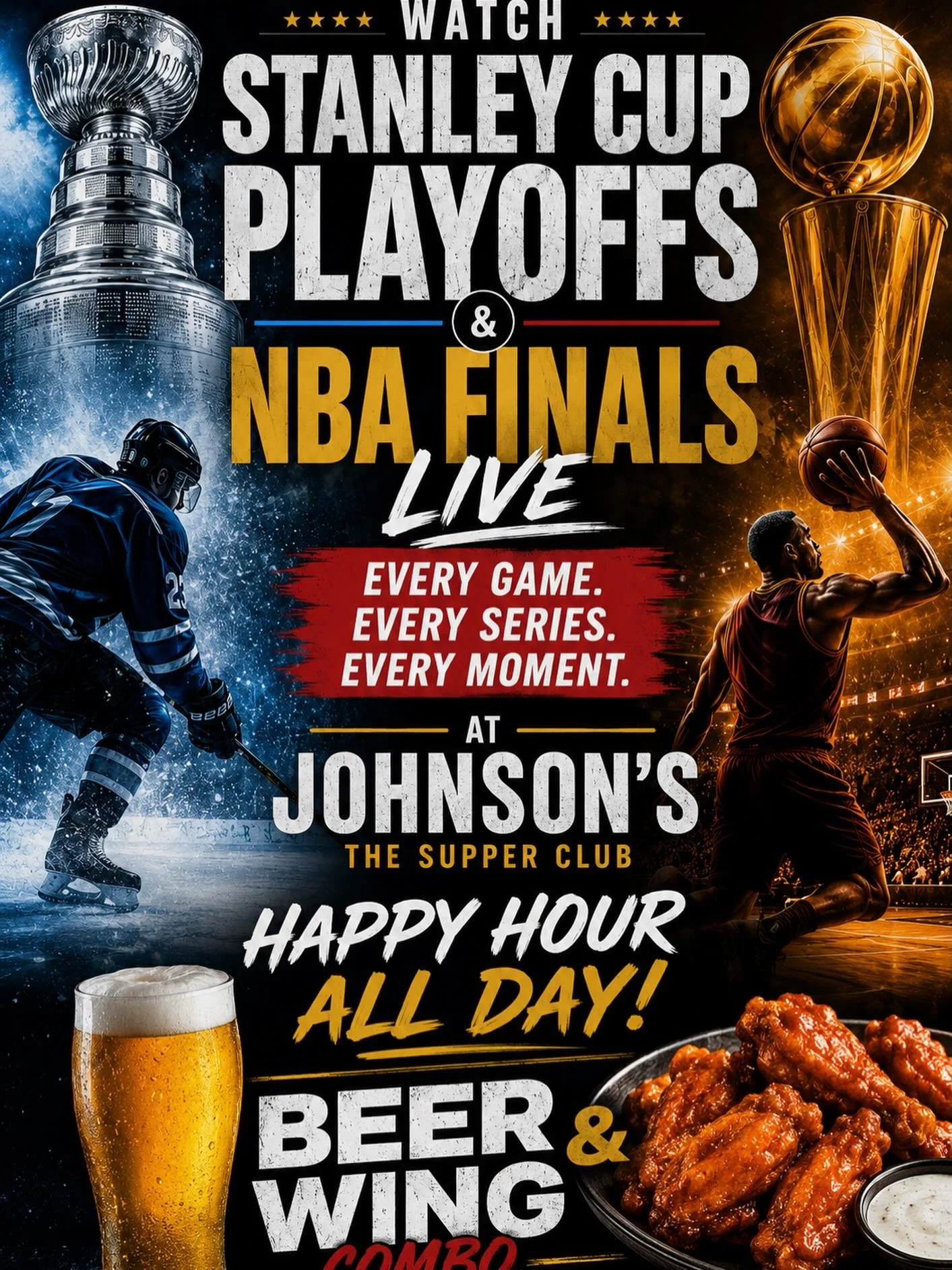Join us for both the Stanley Cup Finals and NBA Finals. TONIGHT, the Vegas Knights take on the Carolina Hurricanes at 6 pm 

#longmont #happyhour #nbafinals