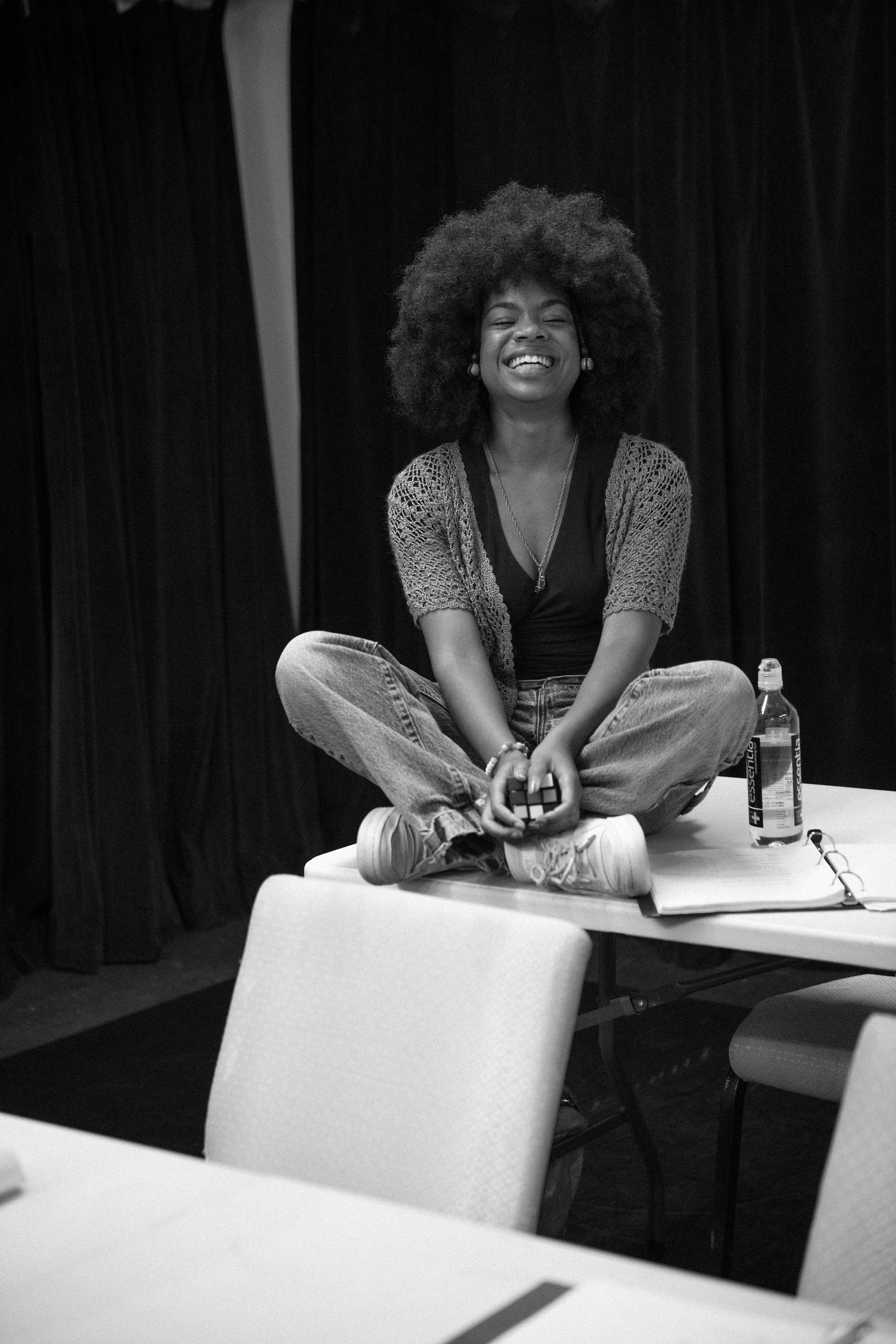 Rehearsal for "One Day Down" 