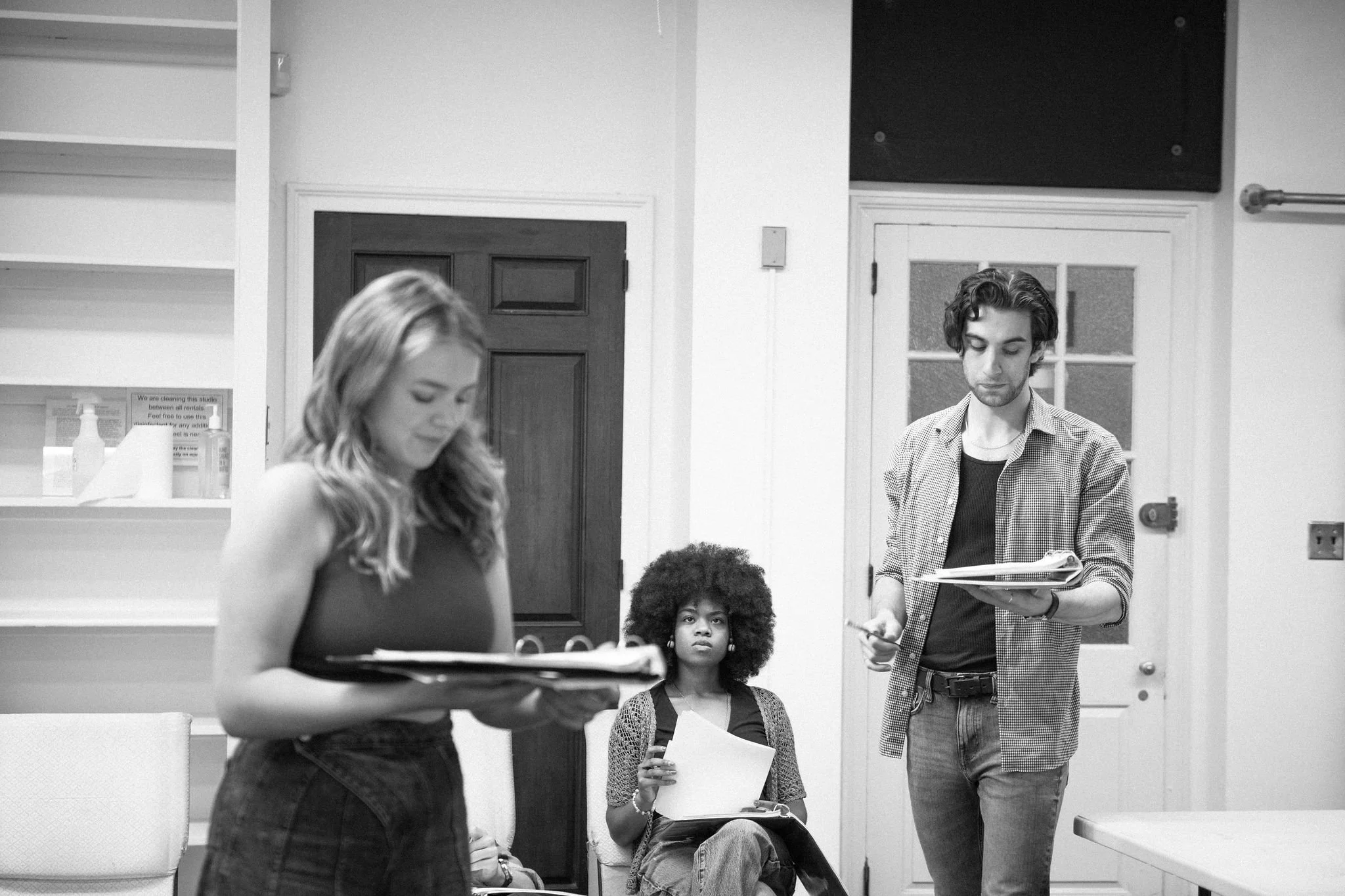 Rehearsal for "One Day Down" 