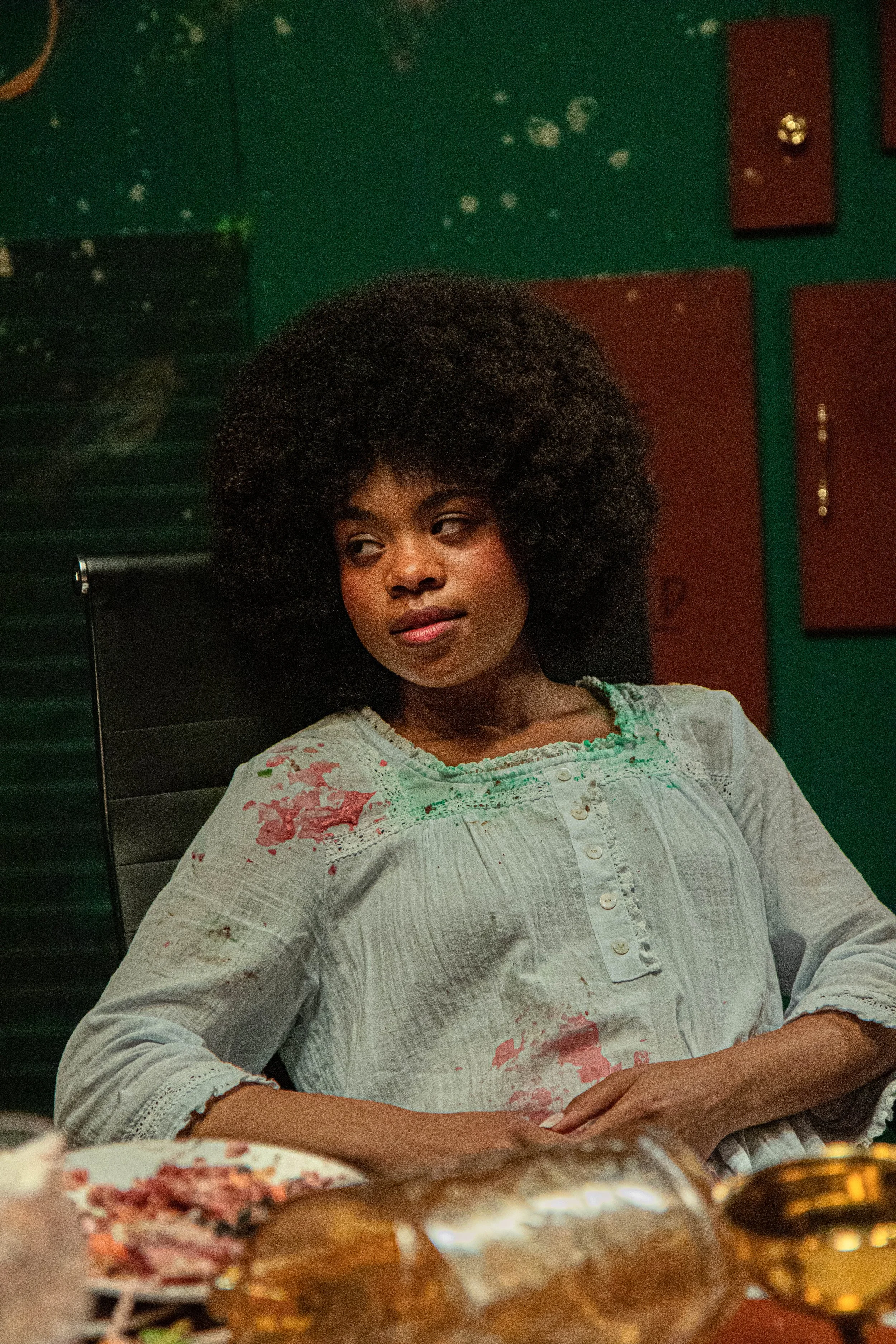 On set for "Seven Deadly Sins"