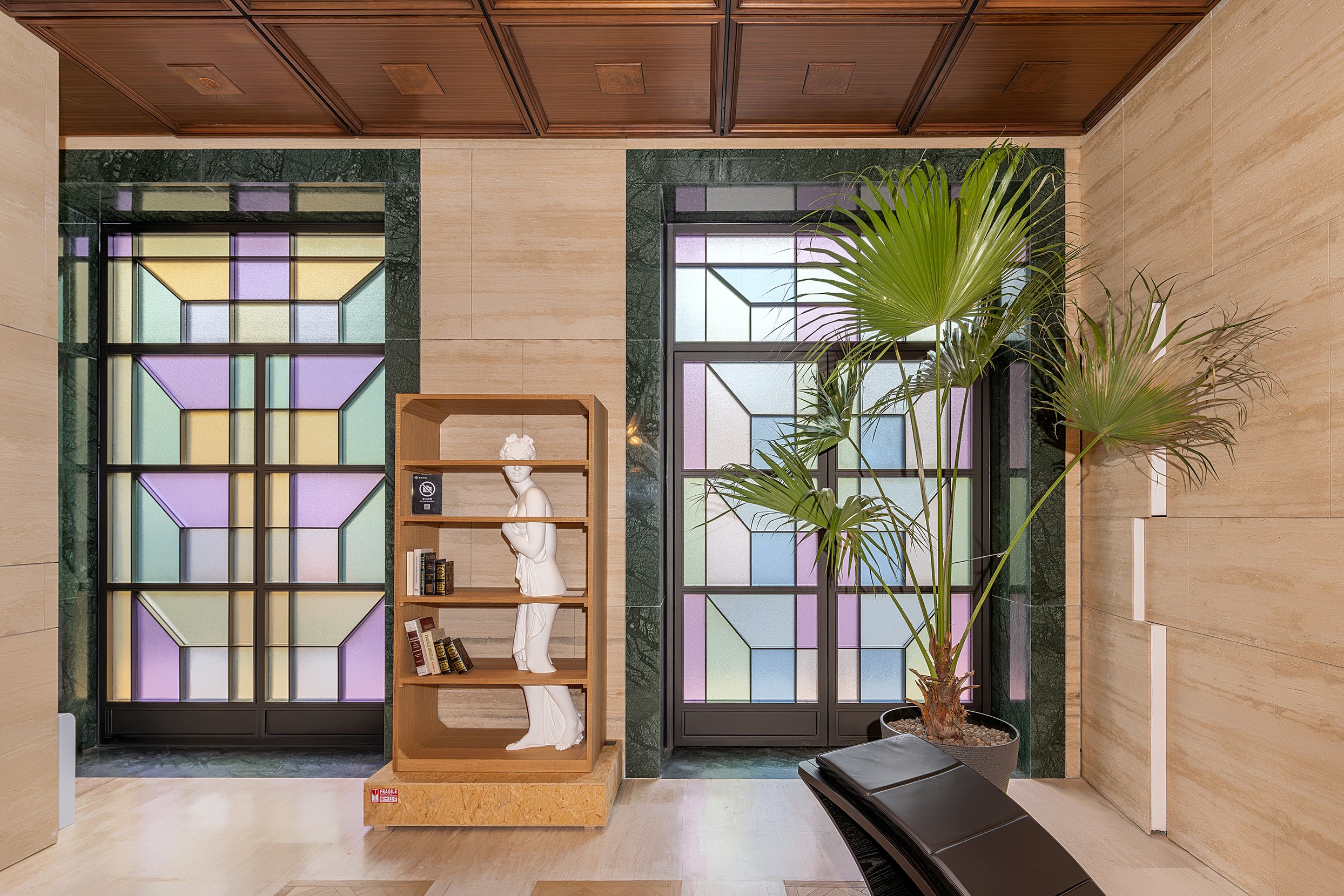 Luxury Residential Building - with Large floor-to-ceiling windows - Front