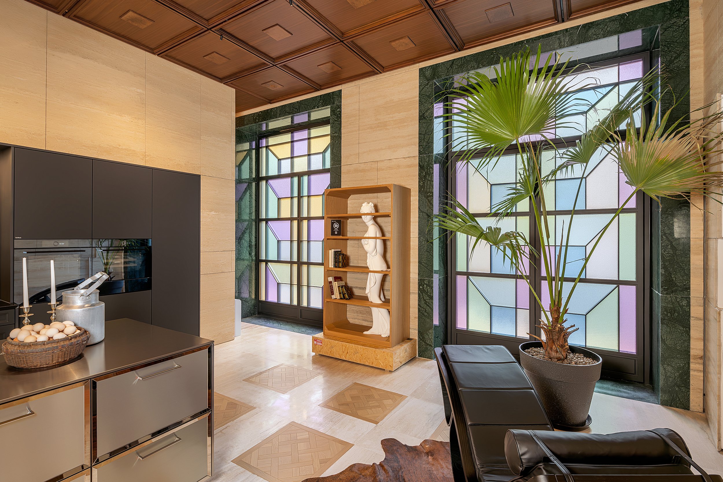 Luxury Residential Building - with Large floor-to-ceiling windows - Side