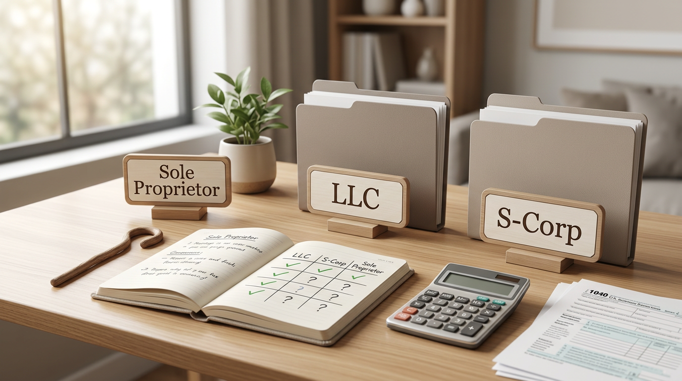 LLC vs. S-Corp vs. Sole Proprietor: Which Business Structure Saves the Most on Taxes?