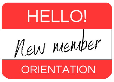 New Member Orientation - Evening Session