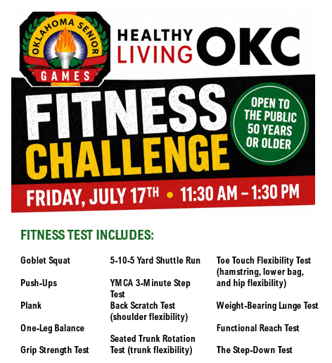 Oklahoma Senior Games: Fitness Challenge