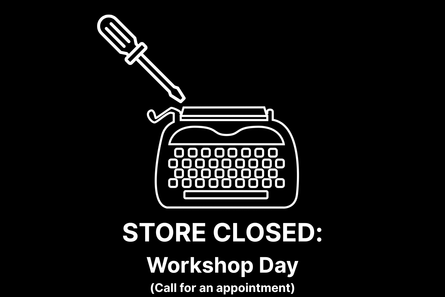 Workshop Day (Store Closed)