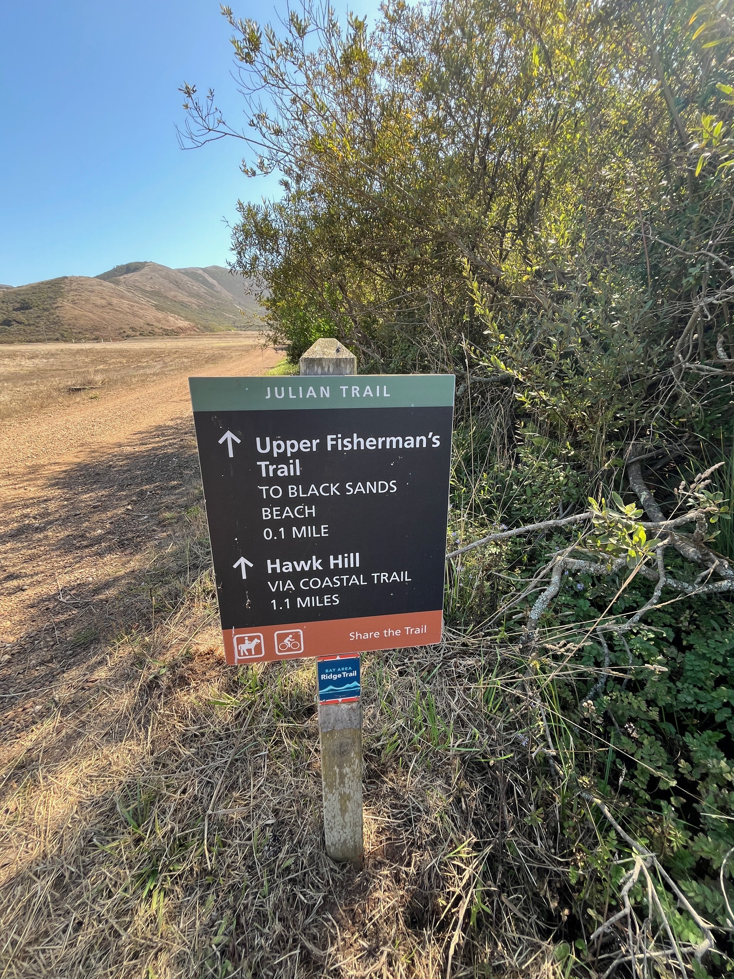 Climb up the Coastal Trail for unrestricted views of San Francisco and the Golden Gate