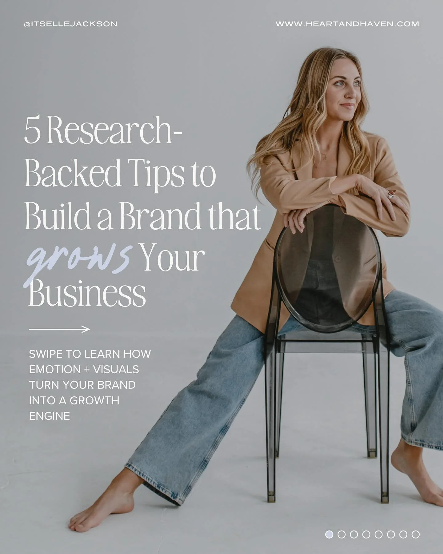 There&rsquo;s data to back up a heart-led, visual-first branding approach 👇
 If you&rsquo;ve worked with me, you know we always start with emotion &mdash; how you want your dream clients to feel &mdash; before diving into logos, colors, and design.
