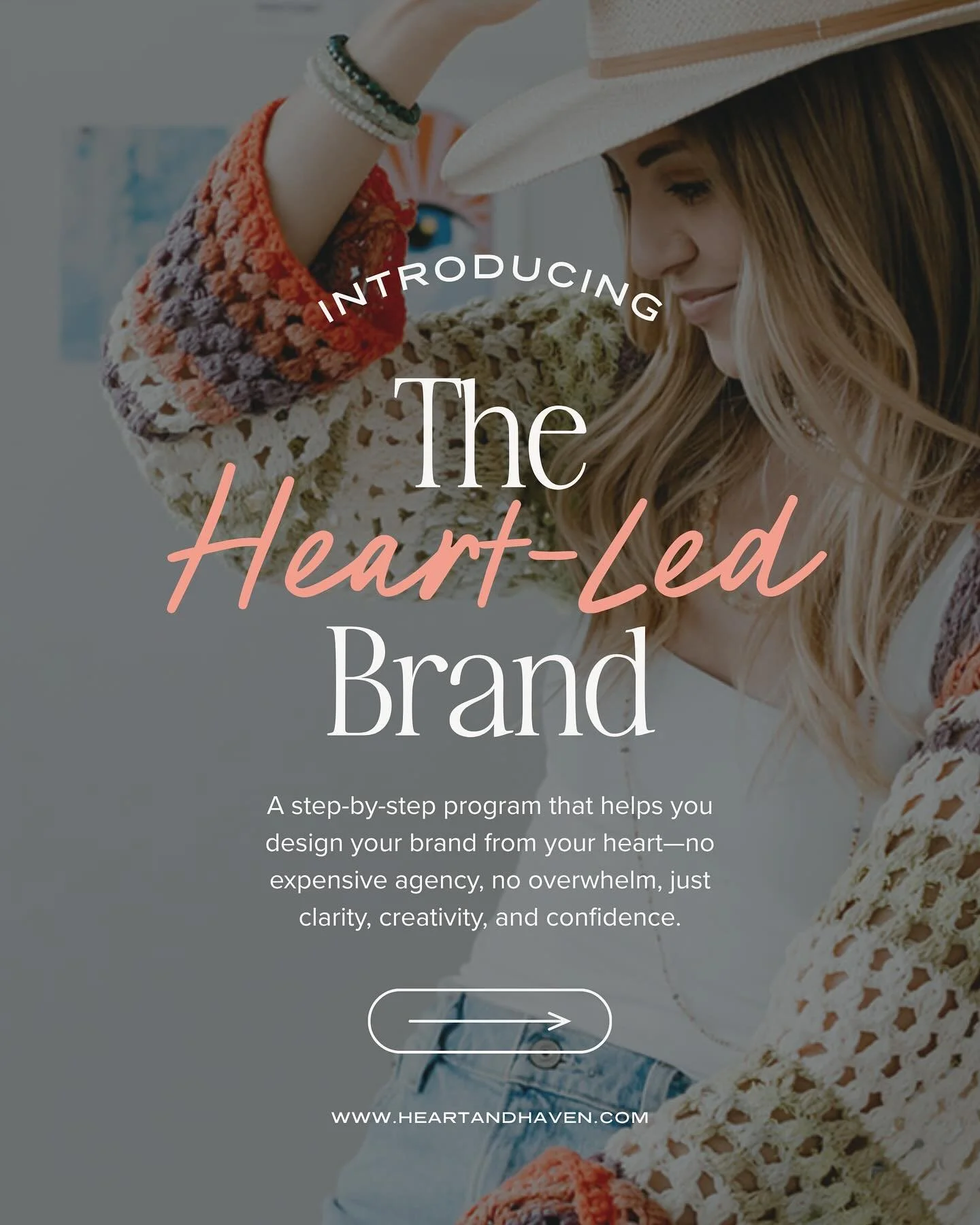 ✨ The Heart-Led Brand is here! ✨

After working with countless founders and entrepreneurs, I&rsquo;ve seen the power of creating a brand that truly feels like you. Real momentum happens when you&rsquo;re clear on who you are, who you serve, and you i