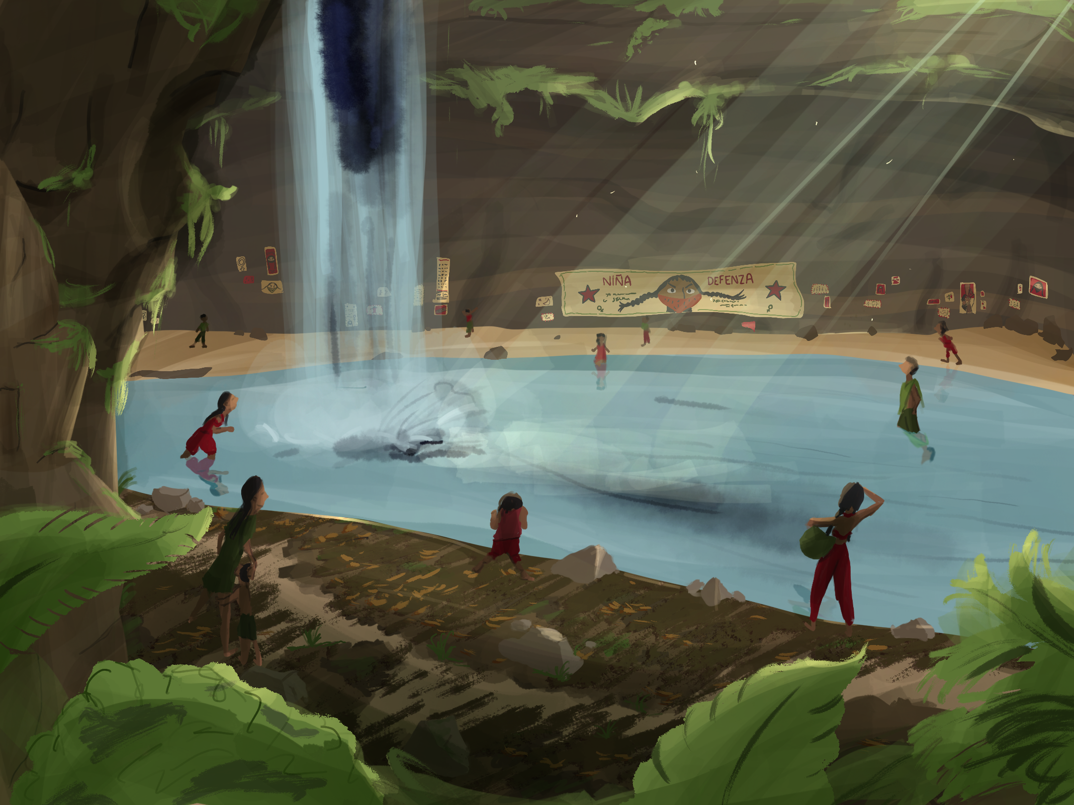 Rebel camp exploration 