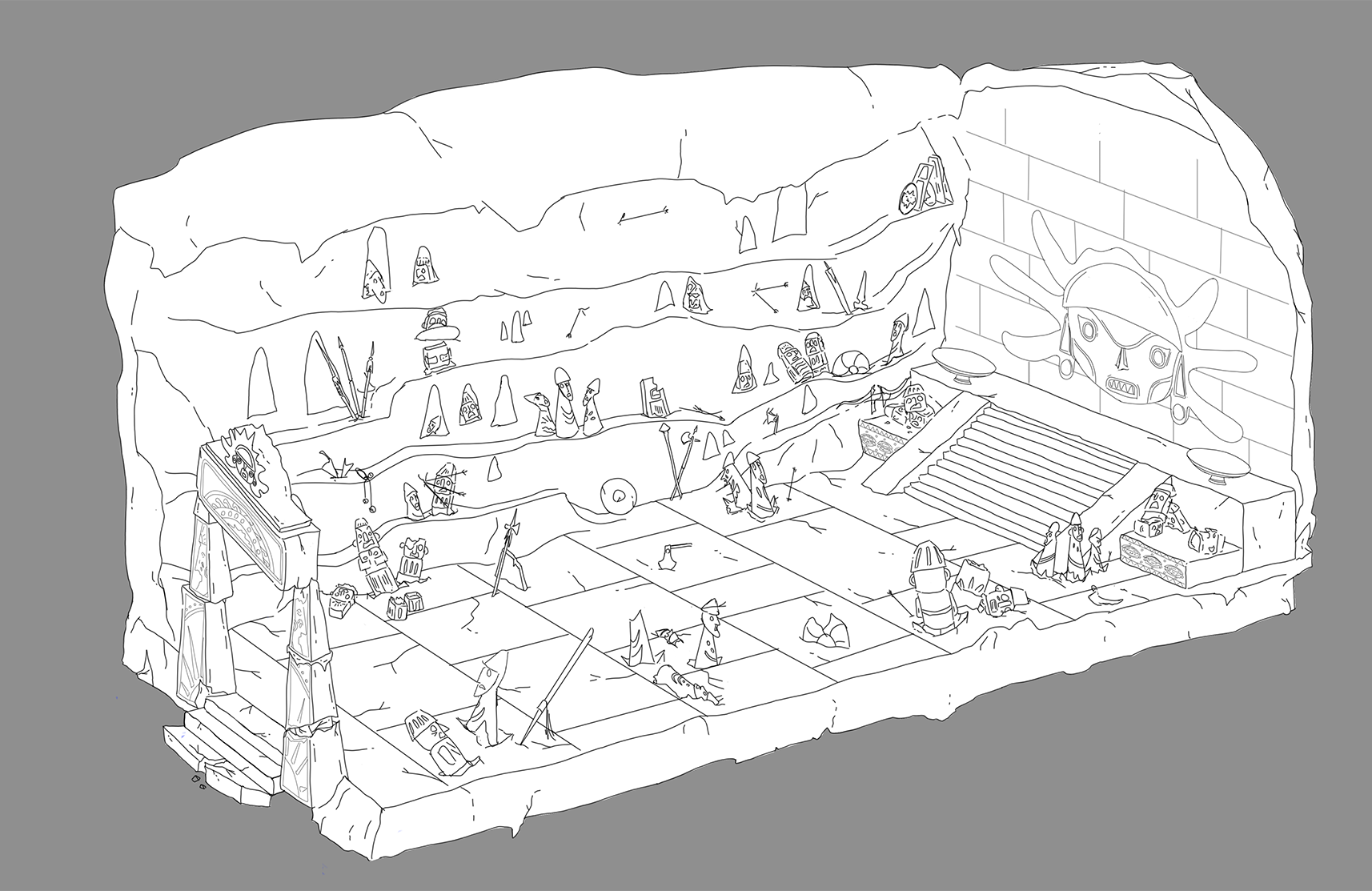 Medusa's Cave Environment (WIP)