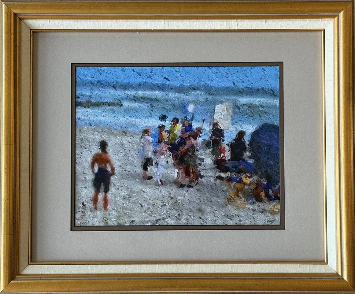 Film Crew on the Beach