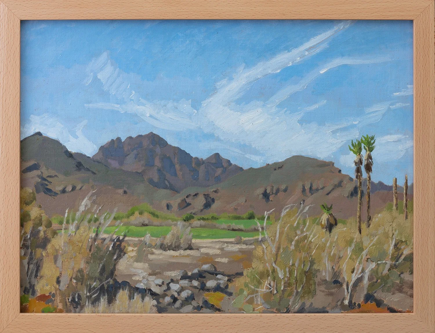 Sierra de la Giganta with Golf Course framed web.jpg