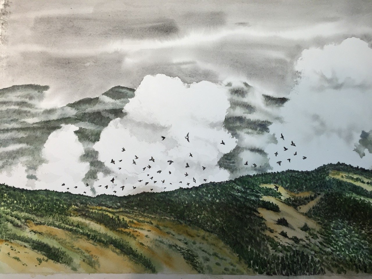 Flying over the Siskiyous