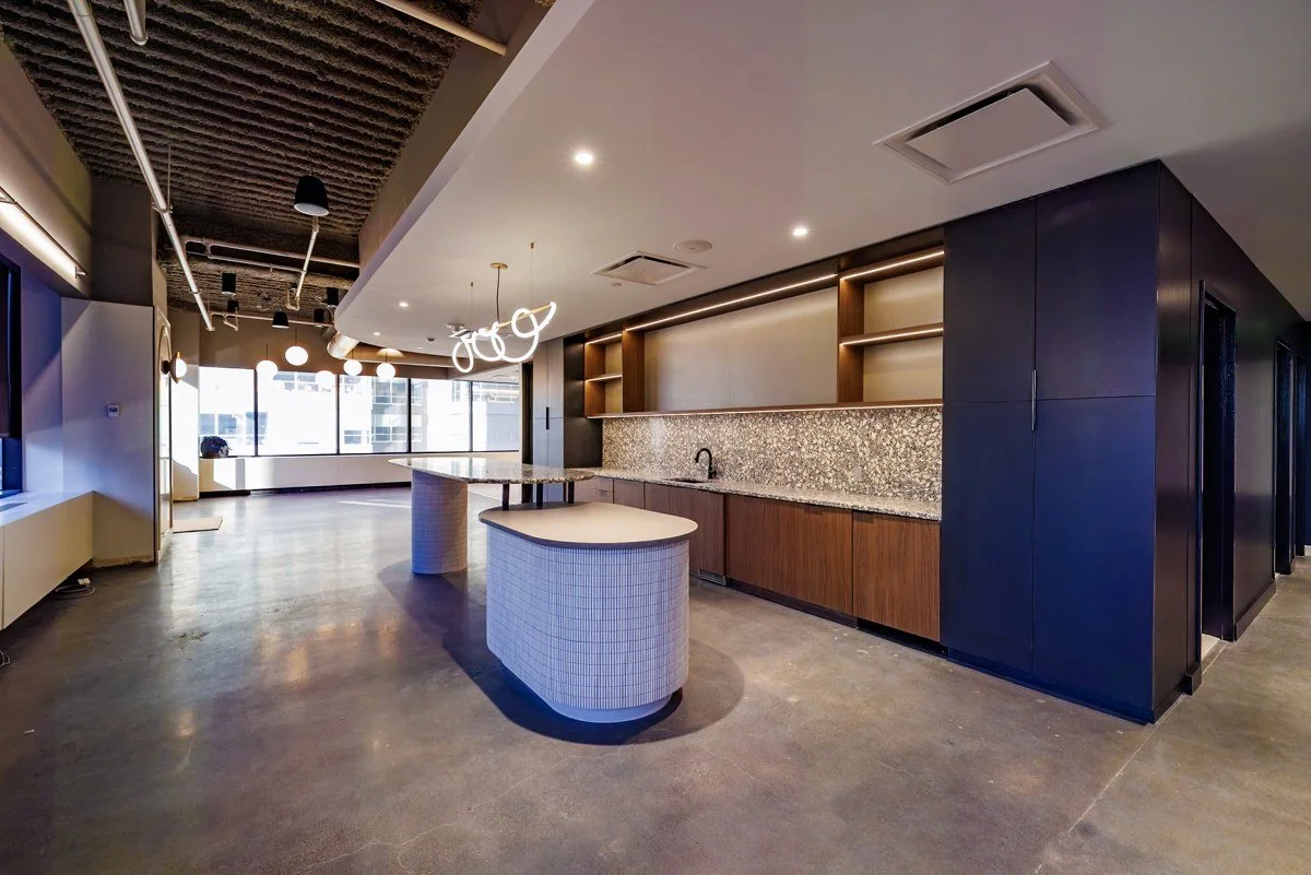 Modern commercial interior photographed in Philadelphia