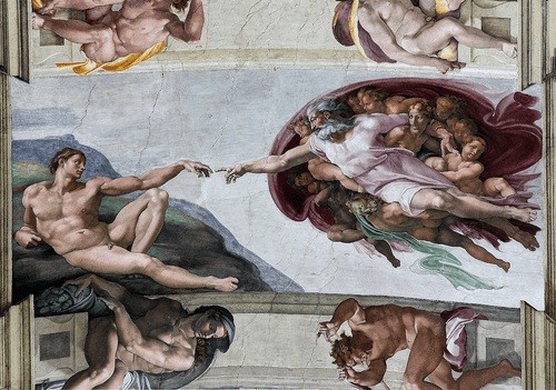 The Sistine Chapel Ceiling by Michelangelo