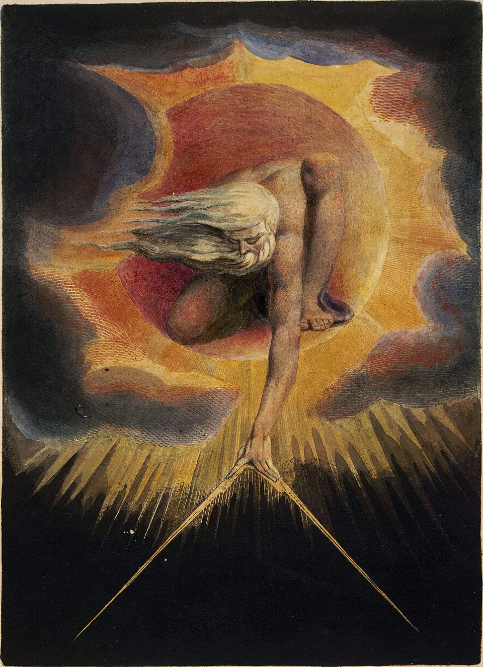 The Ancient of Days by William Blake: Vision of a Creator