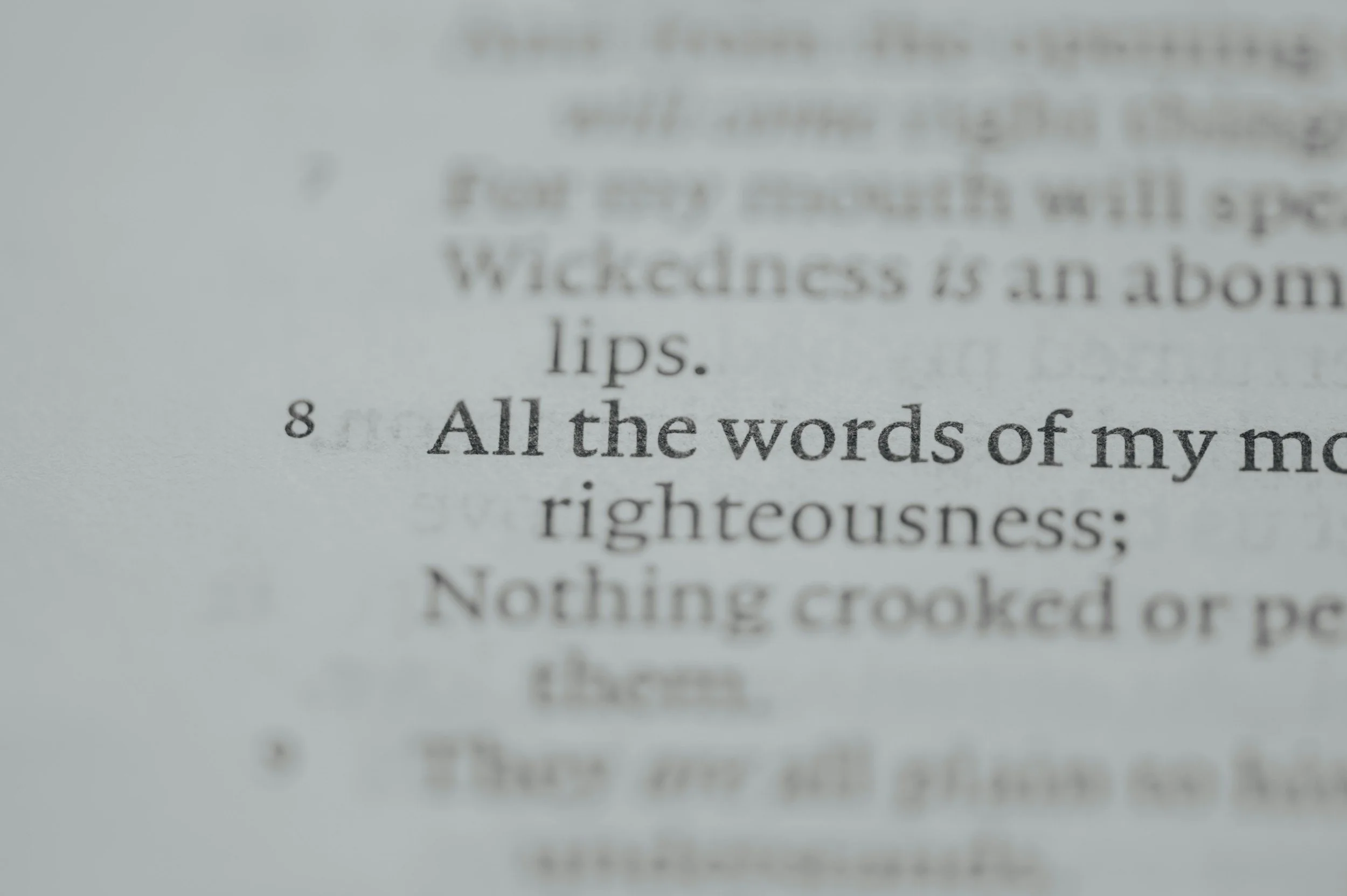 Biblical Righteousness