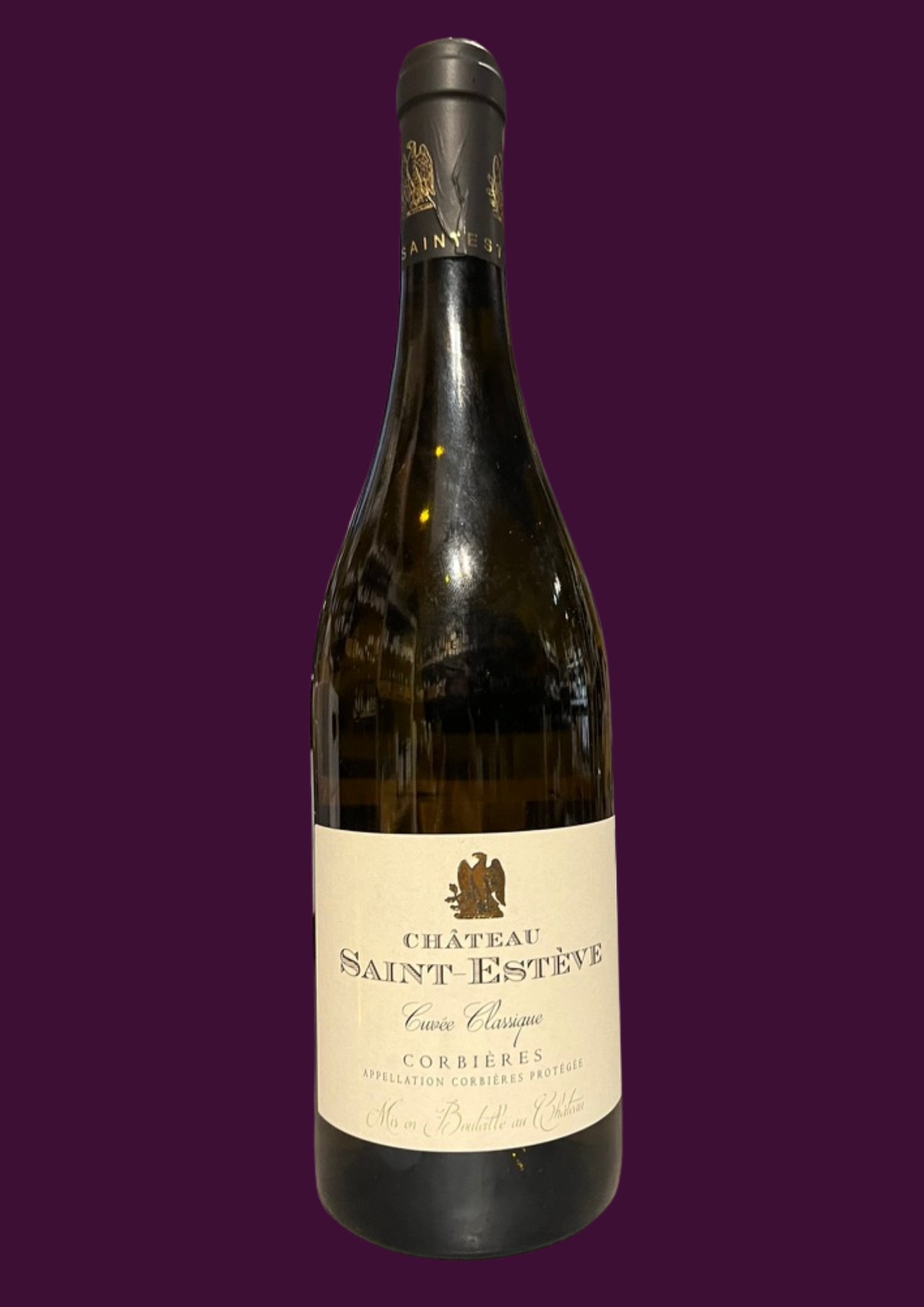 Château Saint-Estève « Cuvée Classique Blanc » AOP Corbières Prix : 10