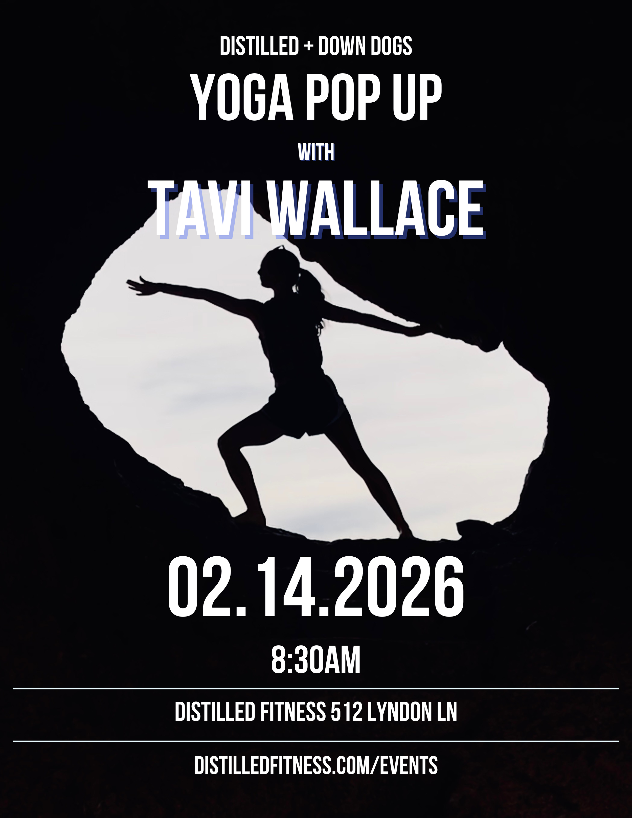 Distilled &amp; Down Dogs Yoga Pop Up! 