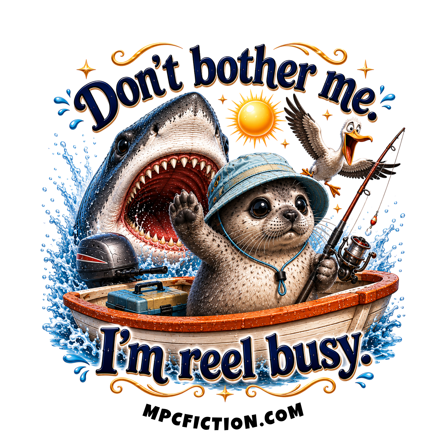 Reel Busy Funny Fishing Sticker Magnet Funny Gift for Anglers and Fishermen