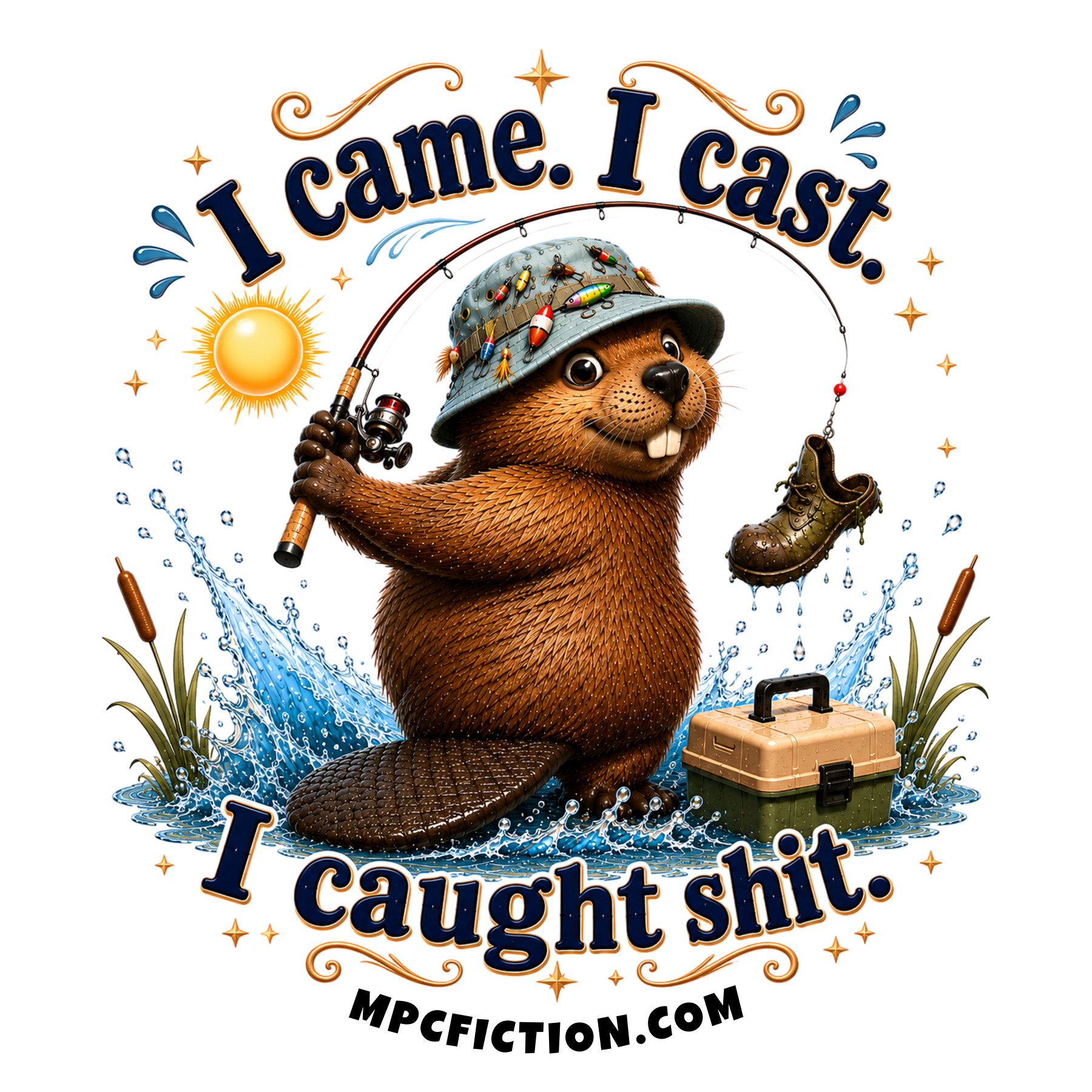 Funny Fishing Sticker Magnet Funny Gift for Anglers and Fishermen