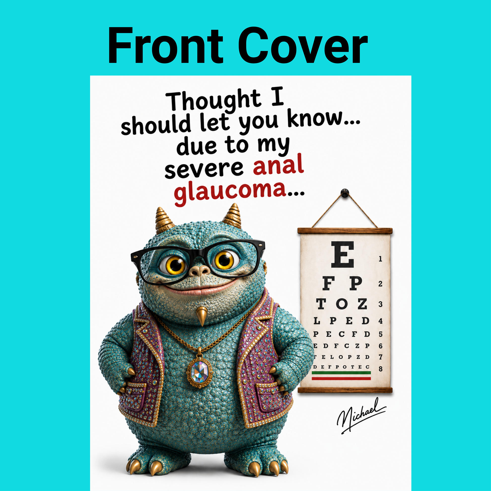 Funny Adult Gift Card – Early-Onset Anal Glaucoma | Say It Better Collectible Gift Card