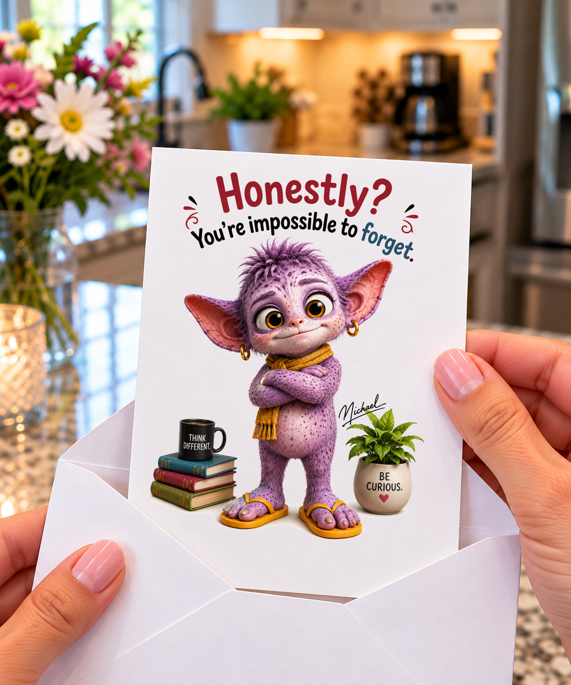 Funny Unfiltered Friendship Card – You're Impossible to Forget | Say It Better Card