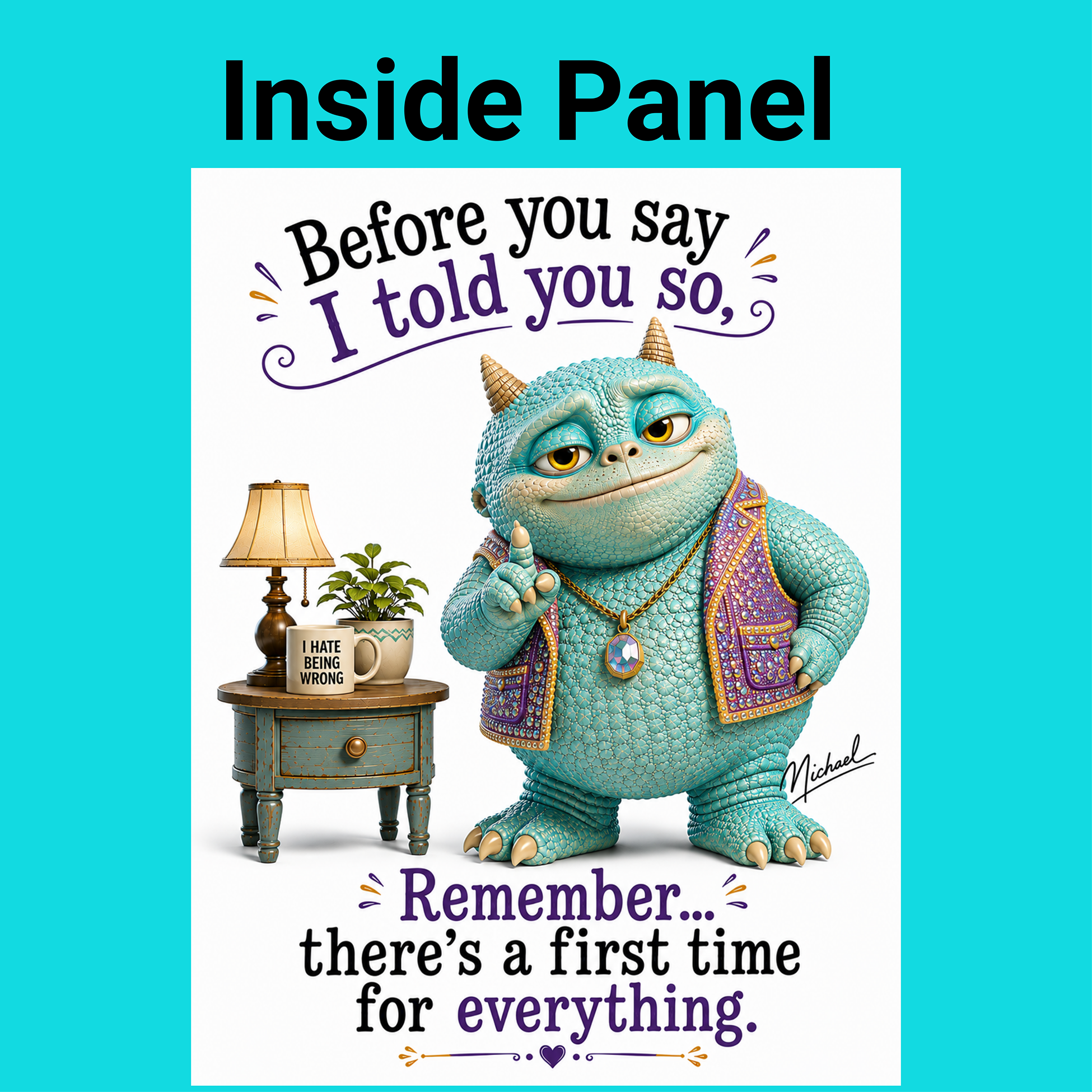Funny Congratulations Card – You Were Actually Right | Say It Better Collectible Greeting Card