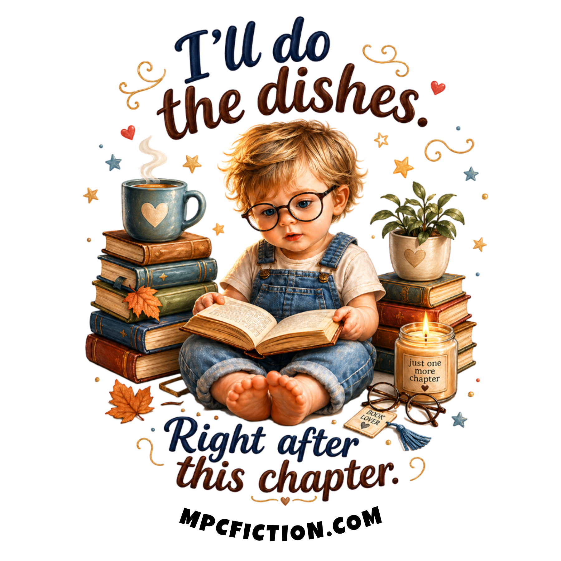 I'll Do the Dishes Right After This Chapter Funny Bookish Gift for Readers