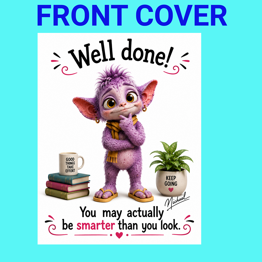 Funny Encouragement Gift Card – Smarter Than You Look | Say It Better Collectible Gift Card