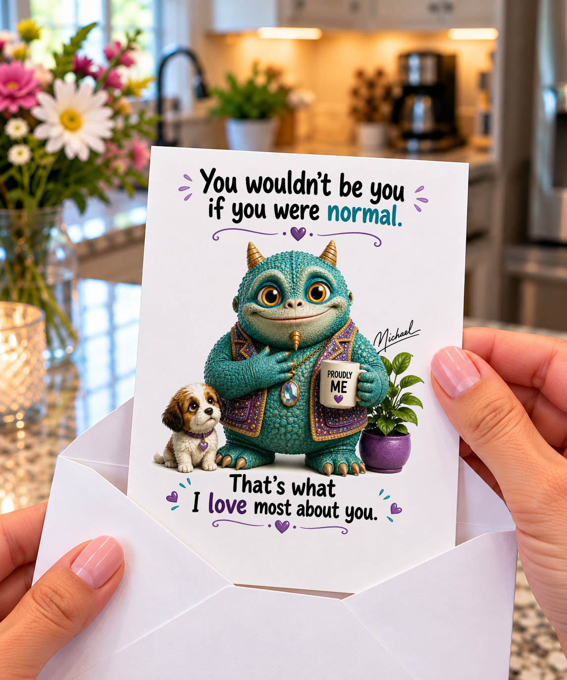 Funny Friendship Card – If You Were Normal | Say It Better Collectible Card