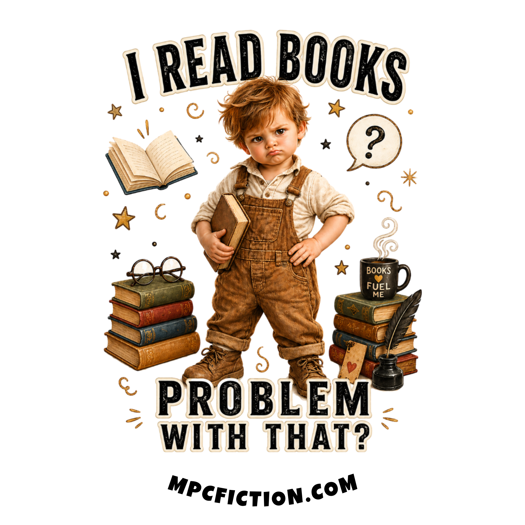 I Read Books Problem With That | Funny Bookish Gift for People Who Love To Read