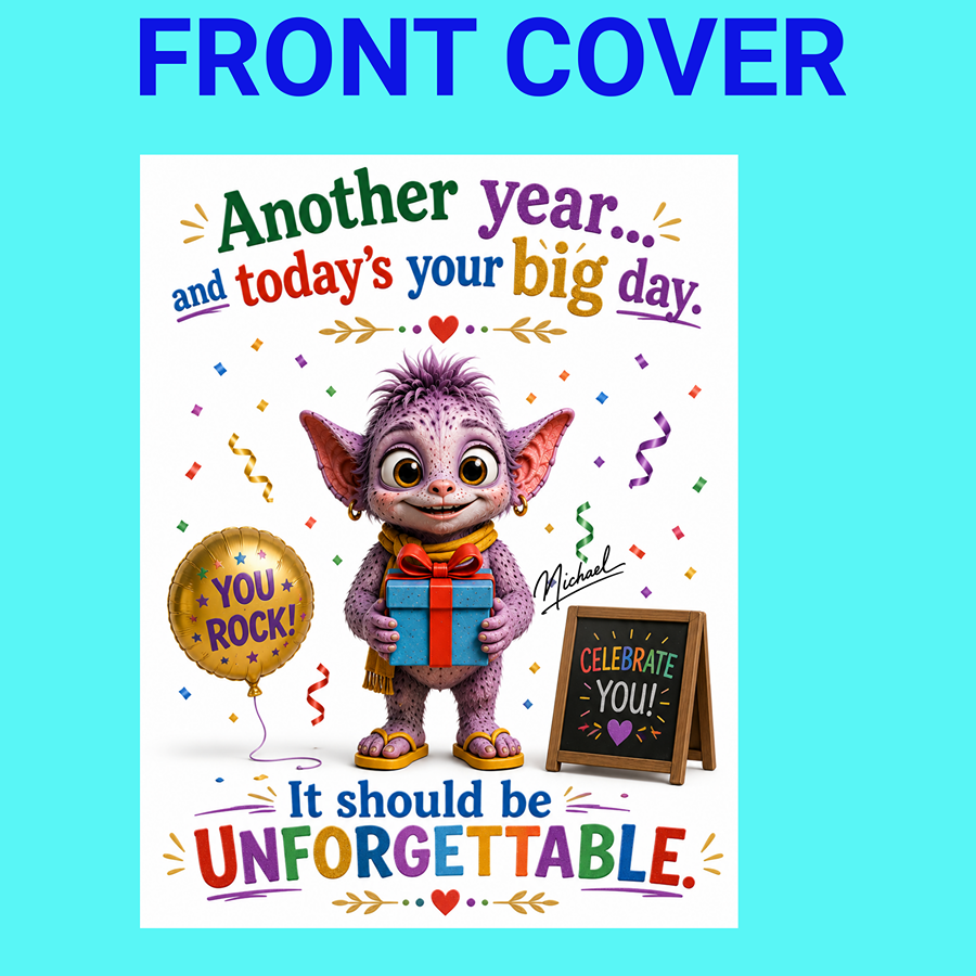 Funny Birthday Gift Card – It Should Be Unforgettable | Say It Better Collectible Gift Card