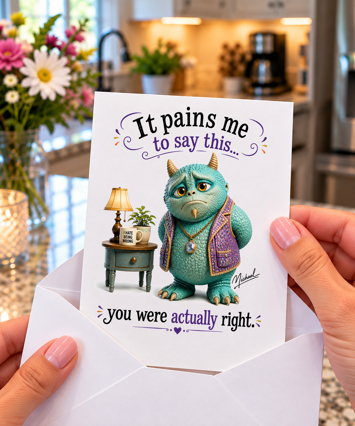 Funny Congratulations Card – You Were Actually Right | Say It Better Card