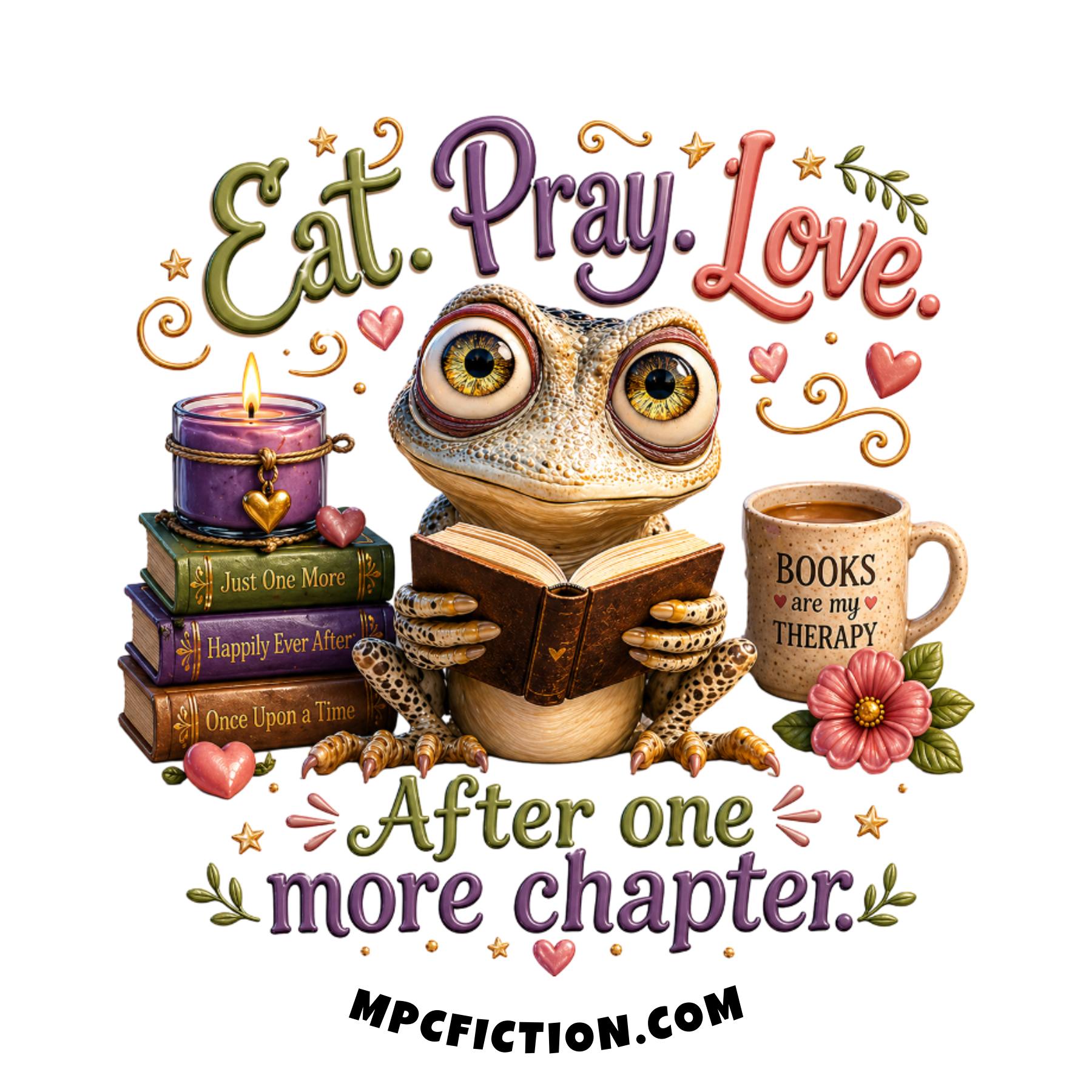 Eat Pray Love After One More Chapter Funny Bookish Gift for Readers