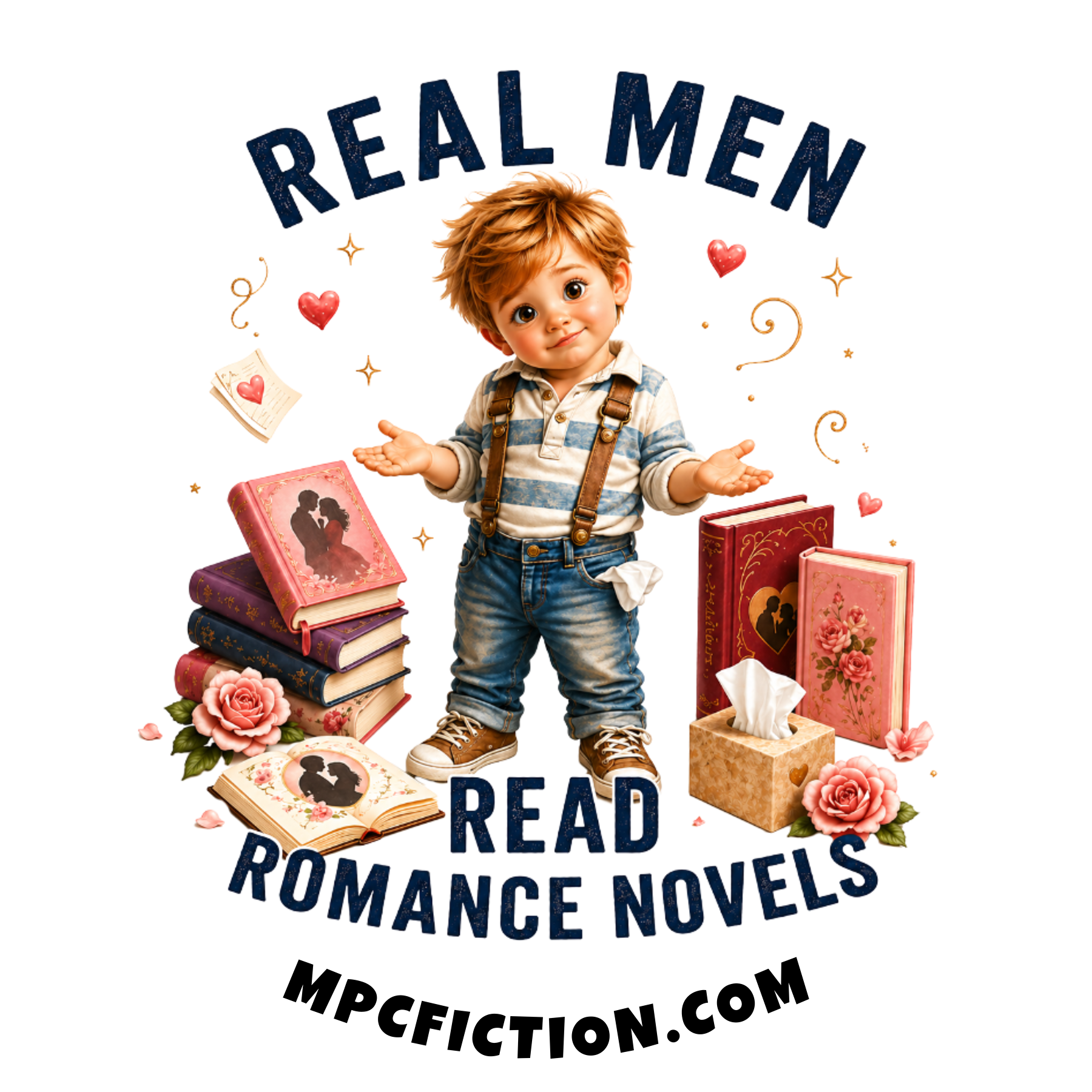 Real Men Romance Novels | Cute Gift Ideas for Book Lovers | Funny Literary Charms for People Who Love Reading (Copy)