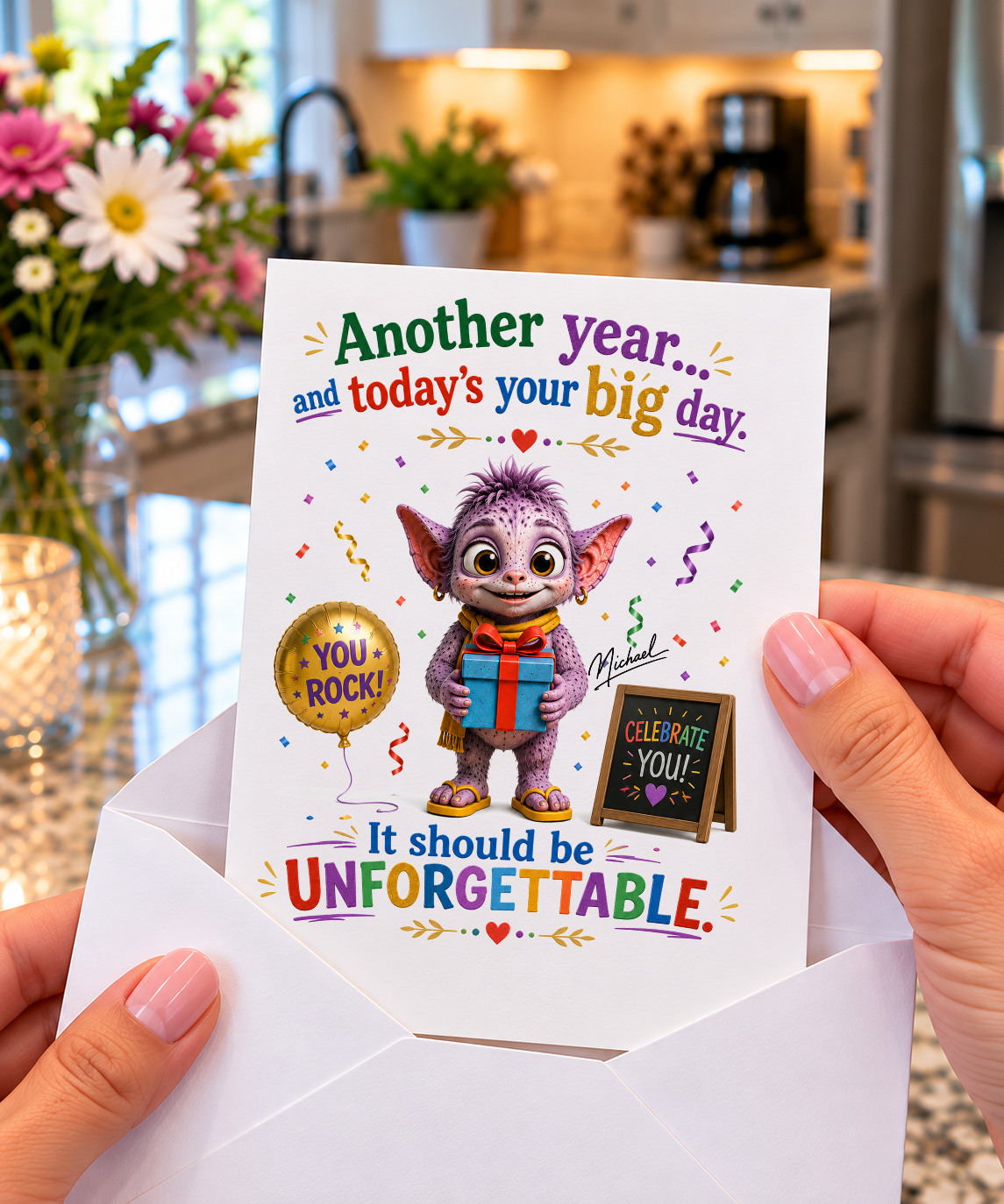 Funny Unfiltered Birthday Card – It Should Be Unforgettable | Say It Better Collectible Attitude Card