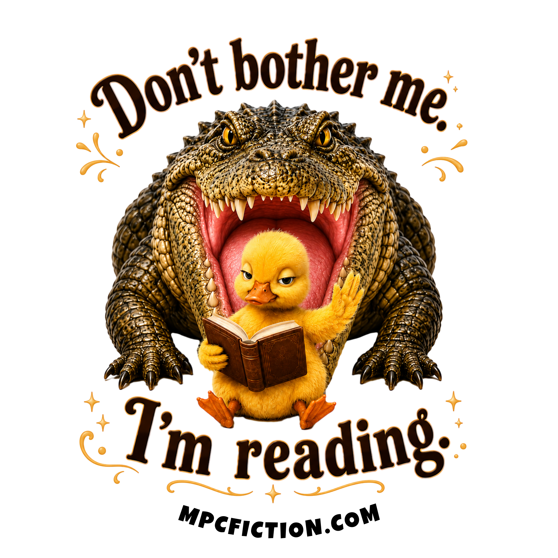 Don't Bother Me I'm Reading — Funny Bookish Gift for Readers Who Mean It