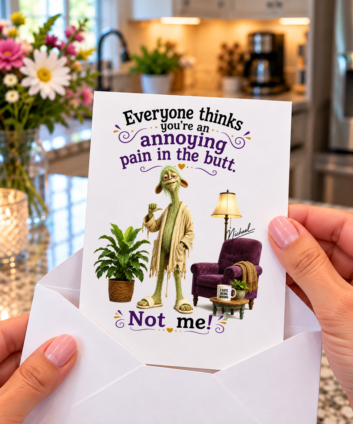 Funny Unfiltered Friendship Card – You're Not Boring | Say It Better Collectible Attitude Card