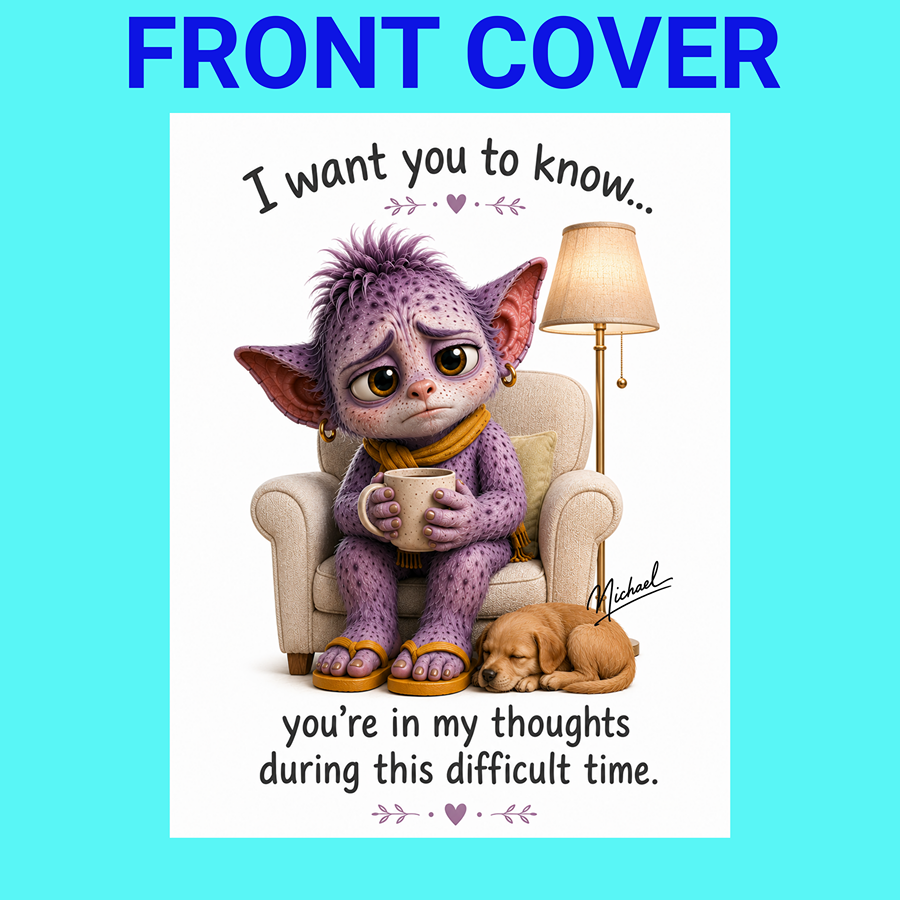 Funny Thinking of You Gift Card – You're in My Thoughts | Say It Better Collectible Gift Card