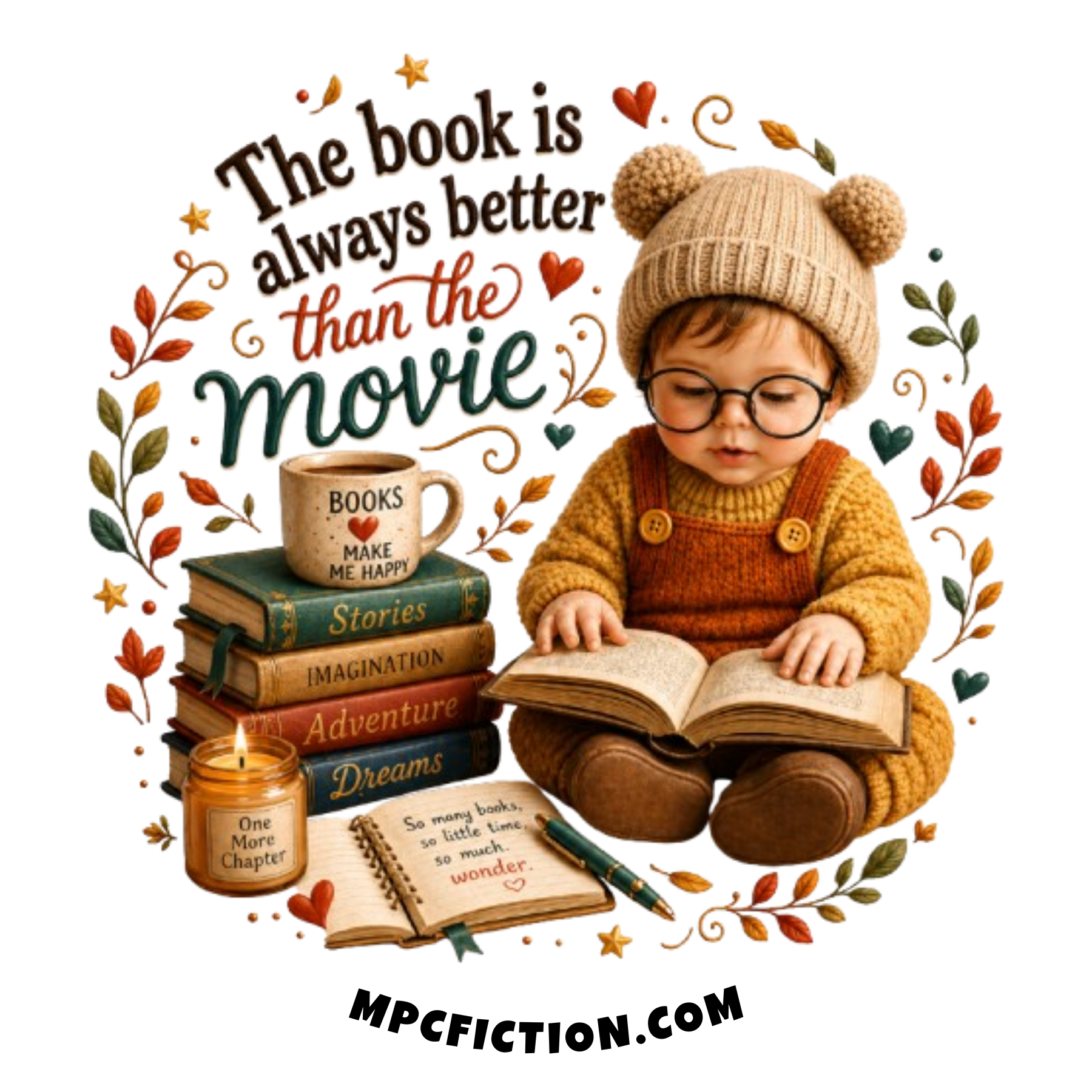 The Book Is Always Better Than the Movie Handmade Gift for Book Lovers