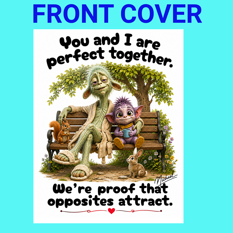 Funny Relationship Gift Card – Opposites Attract | Say It Better Collectible Gift Card