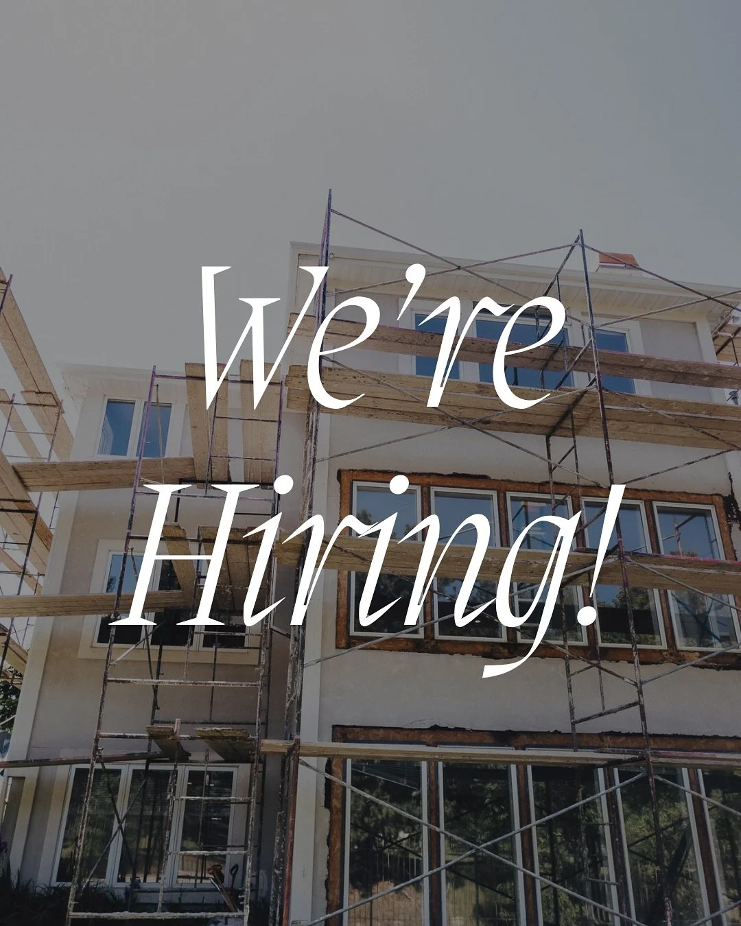 WE ARE EXPANDING! Growth means, we need a bigger team to support our clients in the best way possible. 💪🏻

To apply, send your resume or brief experience summary to devin@citizen-builders.com

Please include examples of the tools you&rsquo;ve used 