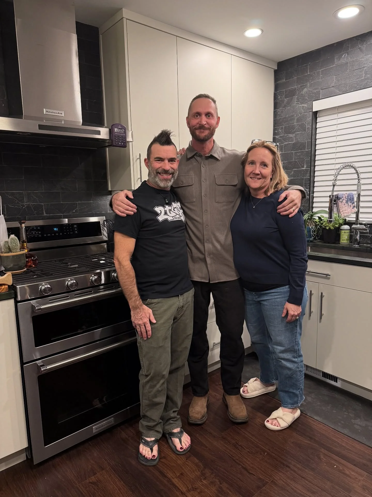 Stacey and Jesse&rsquo;s home warming party. 

It&rsquo;s such an awesome feeling to work with people that become really good friends. 

We poured our hearts into this home and into these people 🏠

Utah builder | saltlake builder | home remodel
