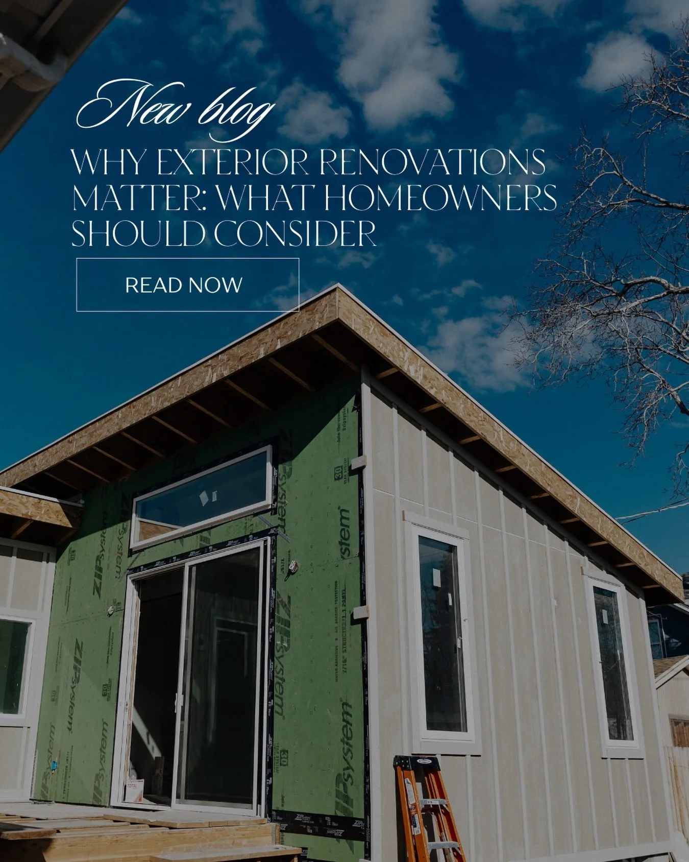 When homeowners think about renovations, the focus is usually inside the home:  kitchens, bathrooms, and living spaces. After all, those are the rooms you see every day. But the exterior of your home is just as important. It sets the first impression