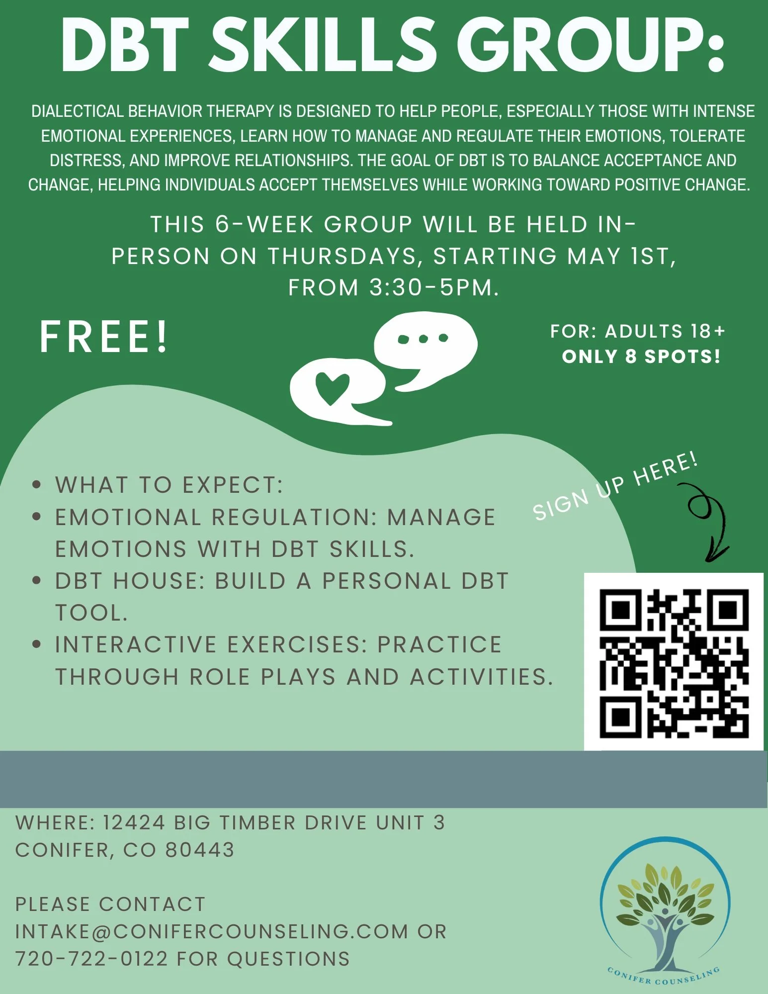 Dbt Group Rotation Events and Groups — Conifer Counseling