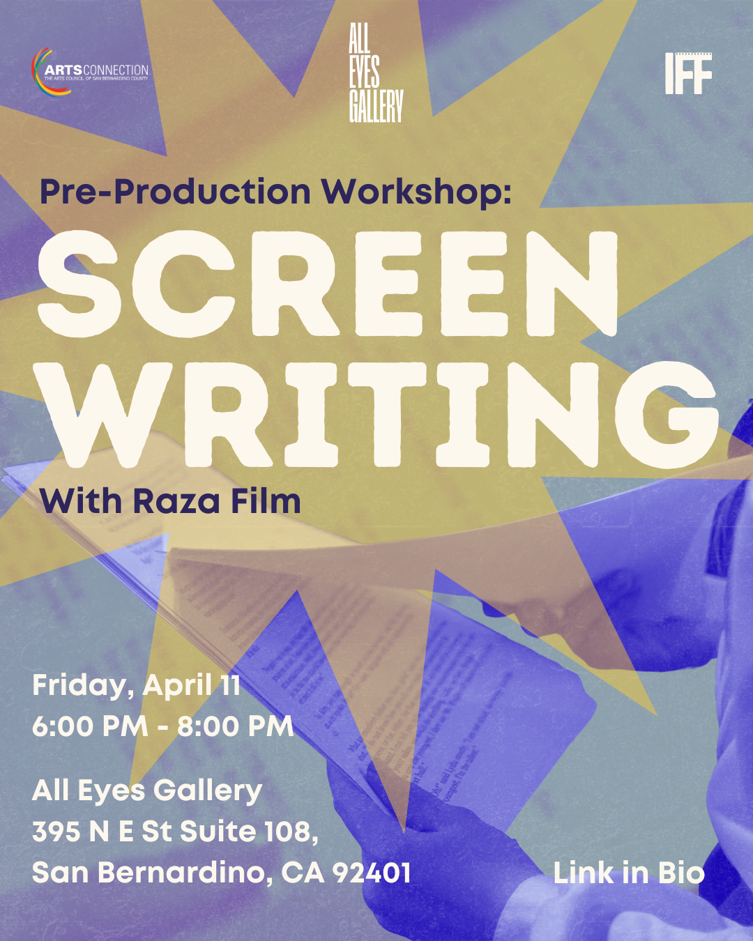 Screenwriting Workshop with Raza Film