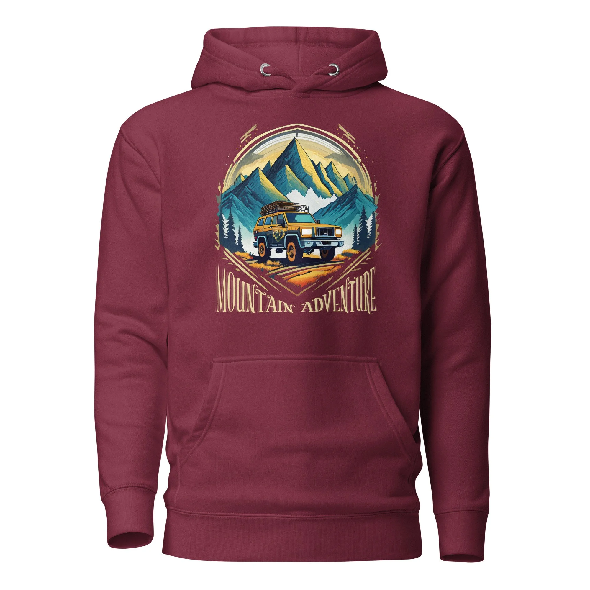 4x4 Mountain Adventure Graphic Hoodie