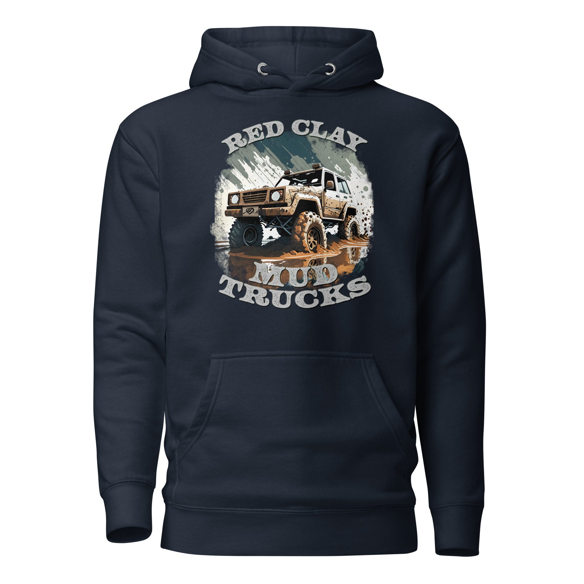 Red Clay Mud Trucks Graphic Hoodie